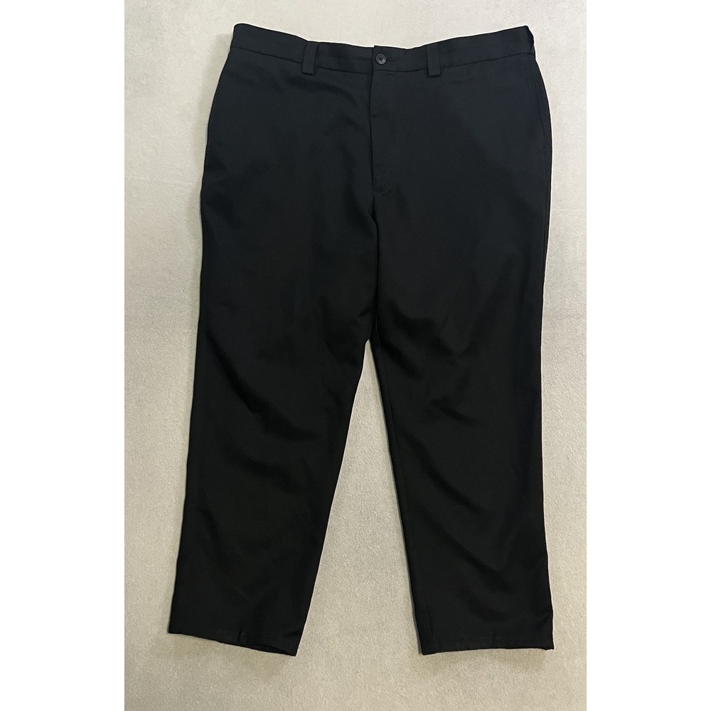 Oak Hill Dress Pants Men's Size 42x30 (Men's Size 40x28) Black Polyester